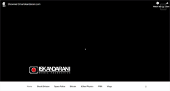 Desktop Screenshot of omariskandarani.com